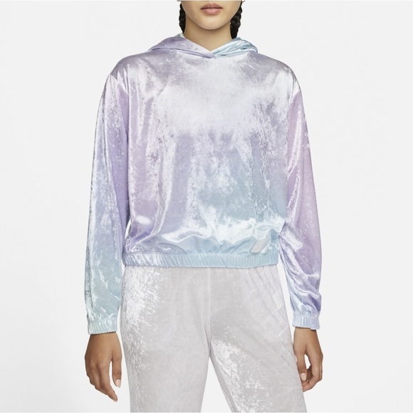 Nike - Multicolor Velour Hoodie - Picture 1 of 6